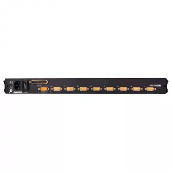 ATEN CL5708MW Conmutador KVM LCD de 43 cm de ancho, USB-PS/2, VGA, 8 puertos, distribución UK