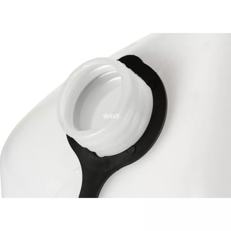 Bidón de agua 10L (blanco/transparente, con grifo de vaciado)