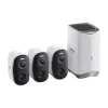 N1 Baseus cámara de exterior 2K set pack de 3 (blanco)