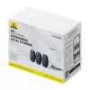 N1 Baseus cámara de exterior 2K set pack de 3 (blanco)