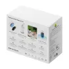 N1 Baseus cámara de exterior 2K set pack de 3 (blanco)