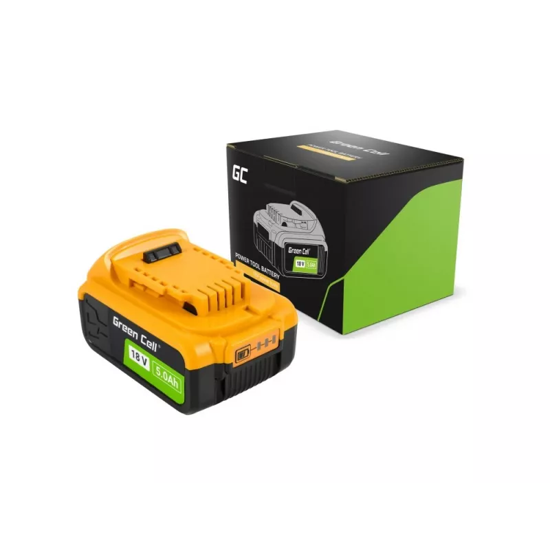 Batería Green Cell para DeWalt XR 18V 5Ah batería de herramienta eléctrica DCB184