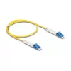Delock cable de fibra óptica LC Duplex a LC Duplex monomodo OS2 acodado 1 m