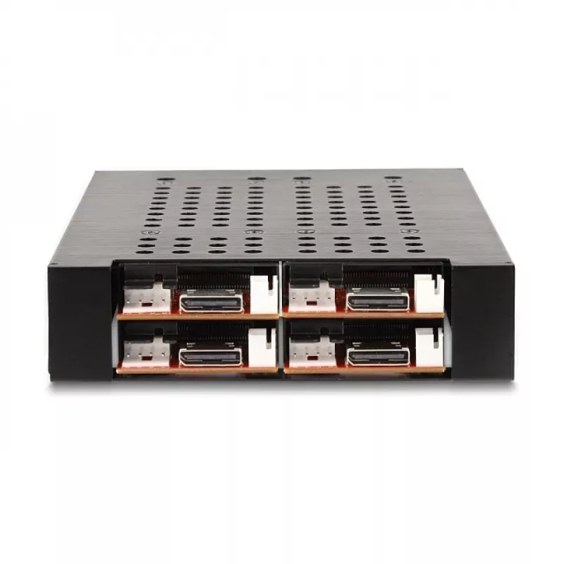 Delock Bahía extraíble de 3.5 para 4x SSD M.2 NVMe con conector OcuLink SFF-8612 (47111)