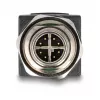 Adaptador Delock M12 X-codificado 8 Pin conector macho a conector hembra RJ45 recto