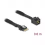 Delock Cable Mini SAS HD SFF-8643 a SAS delgado SFF-8654 4i 60 cm