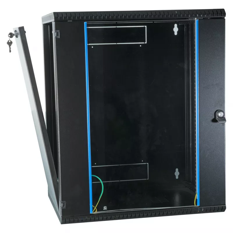 EFB 19 Armario de pared 15HE, fijo, 1 pieza, RAL9005, profundidad 450 mm