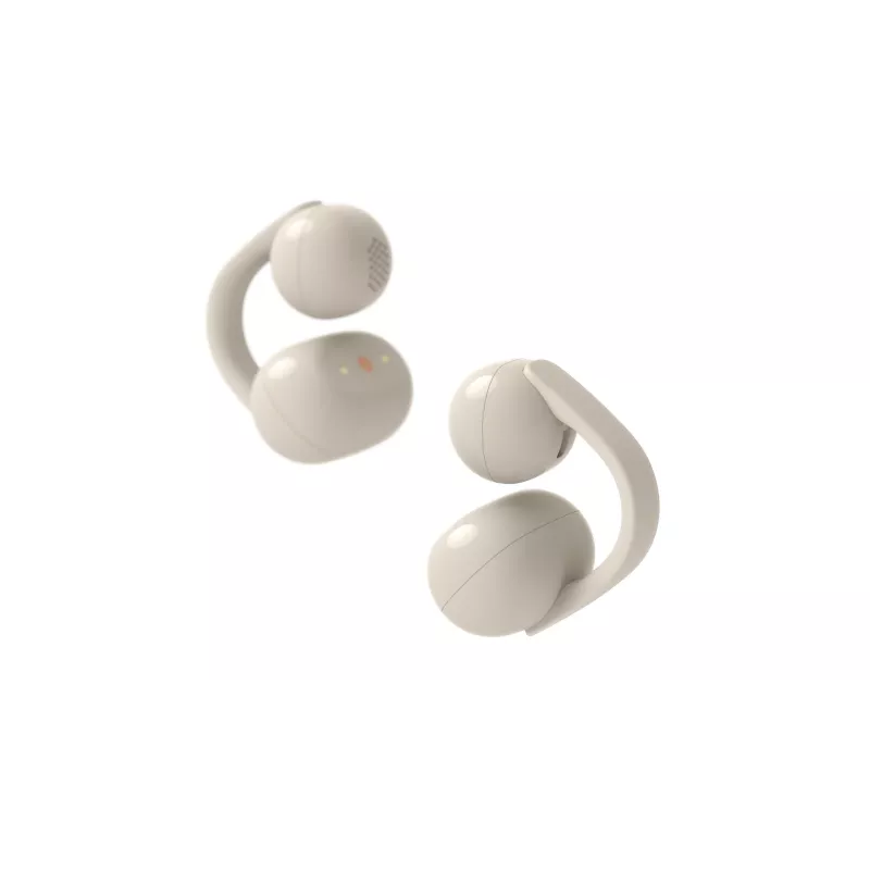 Sony | Auriculares inalámbricos | LinkBuds WF-LC900 Clip | Bluetooth | Open-Ear | Inalámbricos | Greige