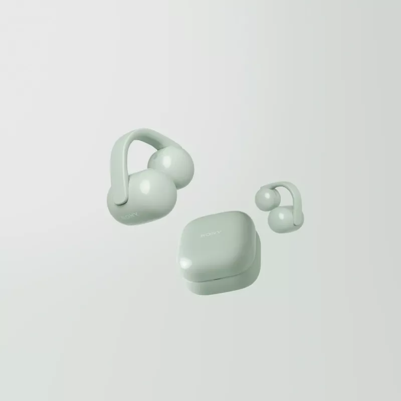 Sony | Auriculares in-ear | LinkBuds WF-LC900 Clip | Bluetooth | Open-Ear | Inalámbricos | Verde