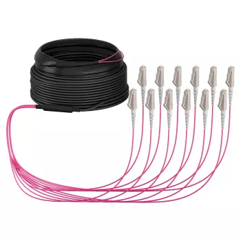 EFB Cable troncal U-DQ(ZN)BH OM4 12G (1x12) LC-LC 10m Dca LSZH