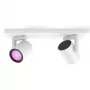Philips Hue White&Col. Amb. Argenta Spot 2flg. blanco 2x4,2W.