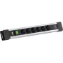 BACHMANN CONNECTUS 6xCEE7/3 1x interruptor, 1xUSB C/C 45W L=2,0m CEE7/7 Gris (BM0022770)