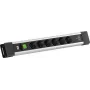 BACHMANN CONNECTUS 6xCEE7/3 1x interruptor, 1xUSB C/C 65W L=2,0m CEE7/7 Gris (BM0022776)