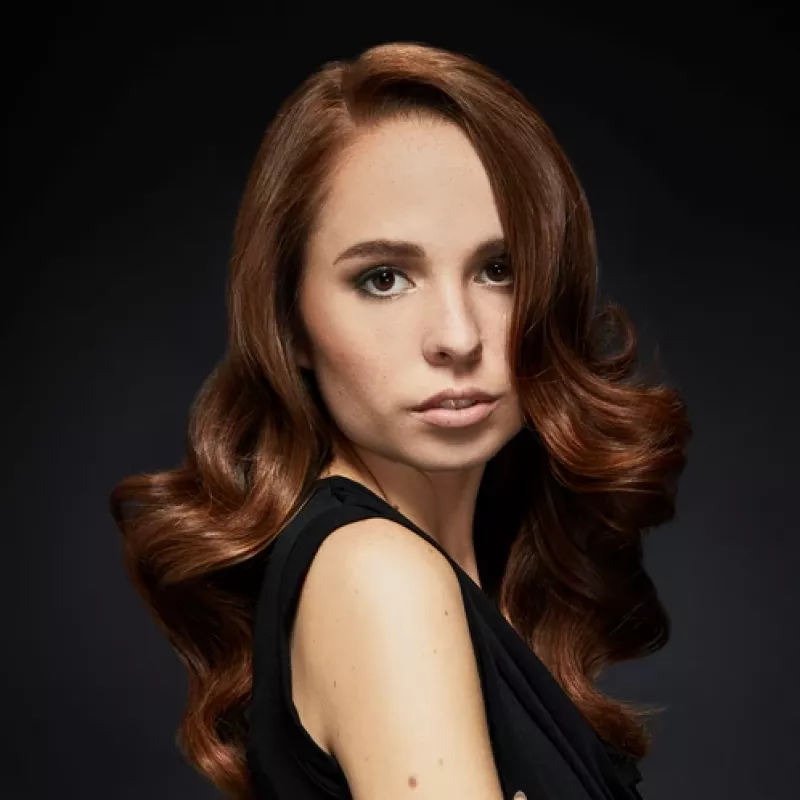 Revamp BR-1350X Progloss Cepillo de aire caliente cerámico Volume & Wave, negro