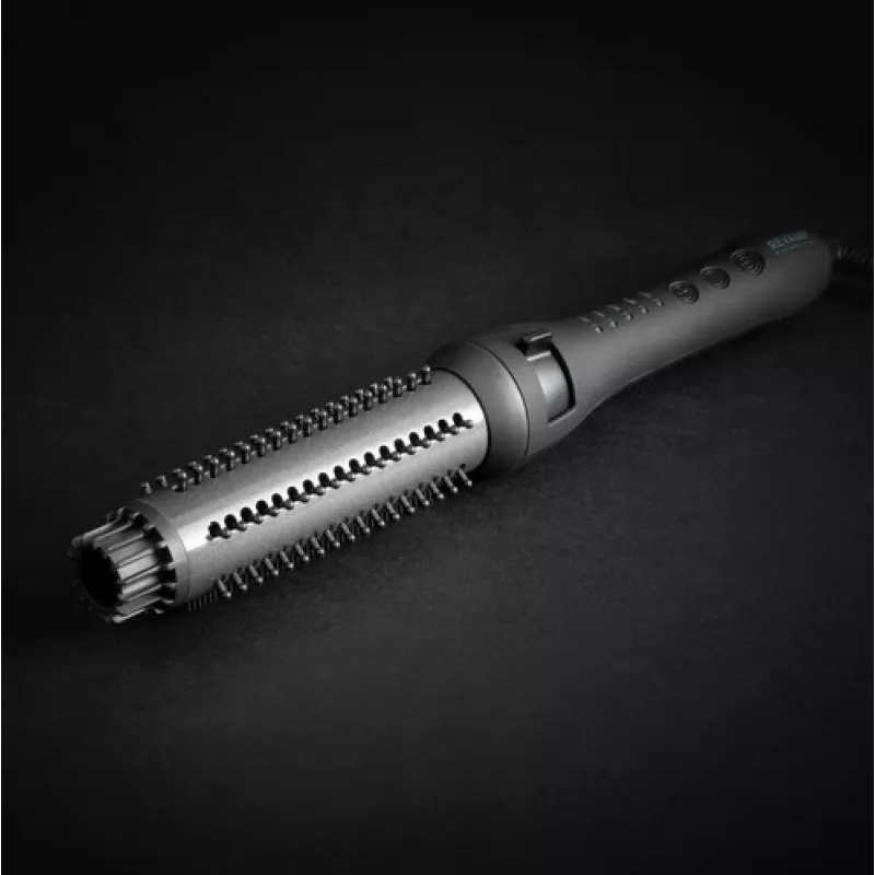 Revamp BR-1350X Progloss Cepillo de aire caliente cerámico Volume & Wave, negro