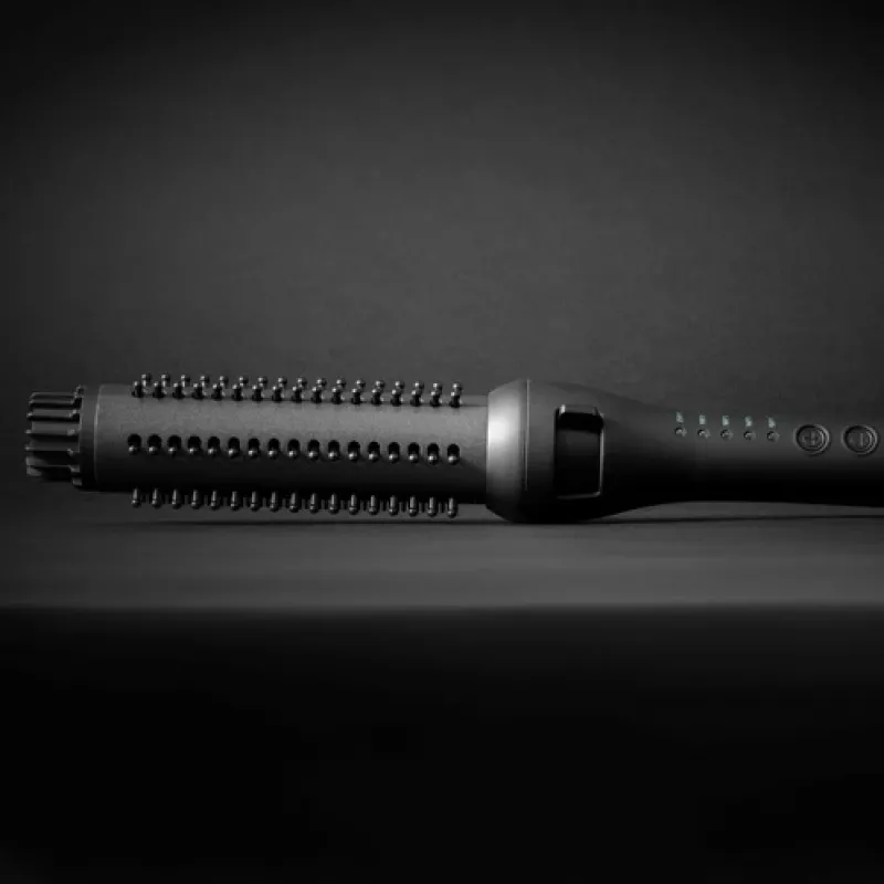 Revamp BR-1350X Progloss Cepillo de aire caliente cerámico Volume & Wave, negro