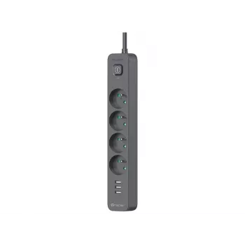 Tracer 47685 Power Line+ 5m (4 tomas + 3x USB A)