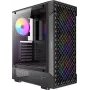 ANTEC VX-320 ARGB ATX, Micro-ATX, ITX carcasa para PC gaming Mid Tower, negra (0-761345-10234-6)