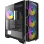 ANTEC AX-1000 ARGB Gaming E-ATX, ATX, Micro-ATX, ITX carcasa para PC Mid Tower, negra (0-761345-10240-7)