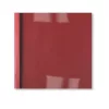 GBC LeatherGrain fundas ThermaBind 3 mm rojo (100), A4, rojo, transparente, mate, 30 hojas, 3 mm, 297 mm