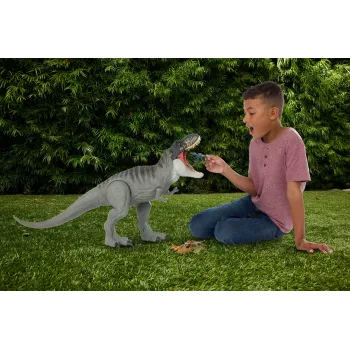 Jurassic World Rebirth figura de acción Super Colossal Tyrannosaurus Rex, juguete de dinosaurio T-Rex de película
