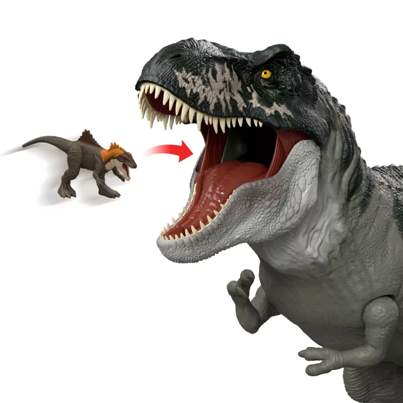 Jurassic World Rebirth figura de acción Super Colossal Tyrannosaurus Rex, juguete de dinosaurio T-Rex de película