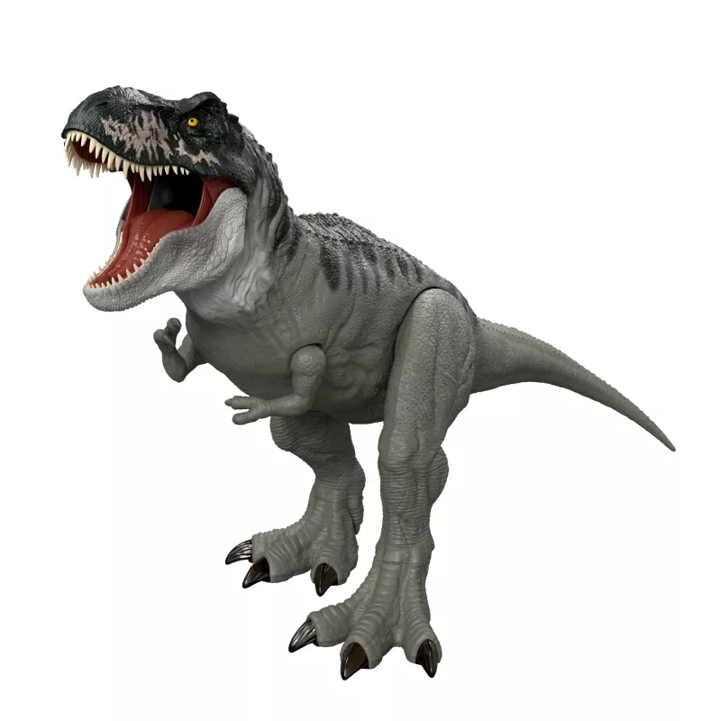 Jurassic World Rebirth figura de acción Super Colossal Tyrannosaurus Rex, juguete de dinosaurio T-Rex de película