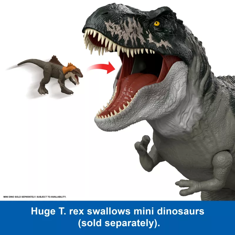 Jurassic World Rebirth figura de acción Super Colossal Tyrannosaurus Rex, juguete de dinosaurio T-Rex de película