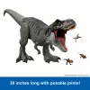 Jurassic World Rebirth figura de acción Super Colossal Tyrannosaurus Rex, juguete de dinosaurio T-Rex de película