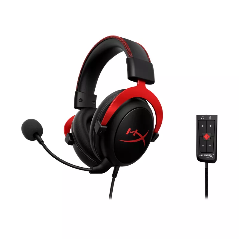 HyperX Cloud II - auriculares gaming (negro-rojo)