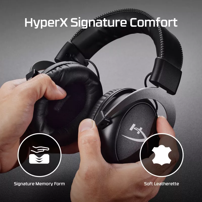 HyperX Cloud II - auriculares gaming (negro-rojo)