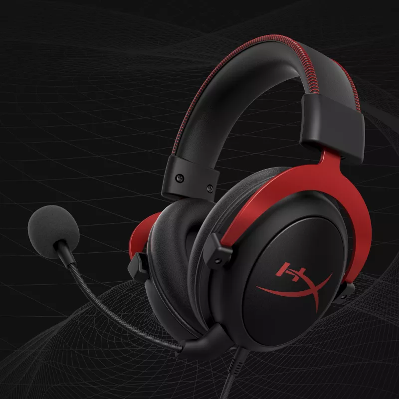 HyperX Cloud II - auriculares gaming (negro-rojo)