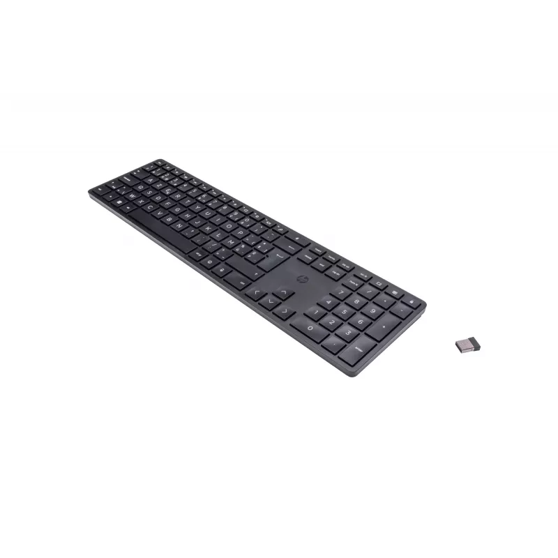 HP 450 Teclado inalámbrico programable RF inalámbrico + USB AZERTY belga negro