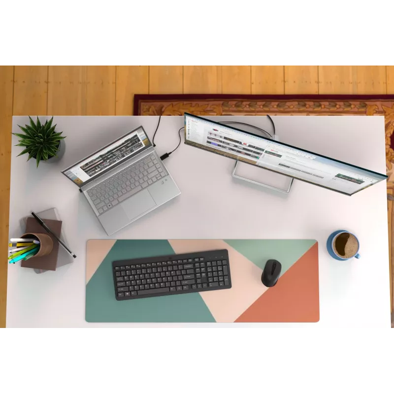 HP 330 Combinación de ratón y teclado inalámbrica, tamaño completo (100%), inalámbrico, RF inalámbrico, negro, ratón incluido