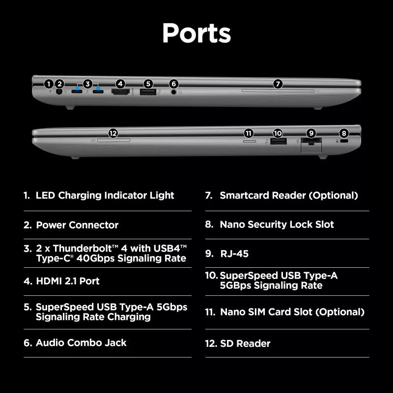 HP ZBook Power G11 A Mobile Workstation, AMD Ryzen 7 PRO 8845HS, 16 pulgadas WUXGA, 16GB DDR5, 512GB SSD, NVIDIA RTX 1000 Ada 6GB, Windows 11 Pro