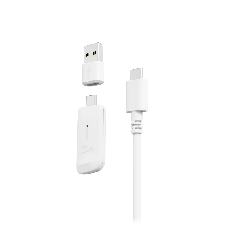 HyperX Cloud III S - Auriculares gaming inalámbricos (blanco), inalámbricos, 20 - 20000 Hz, gaming, 340 g, auriculares, blanco