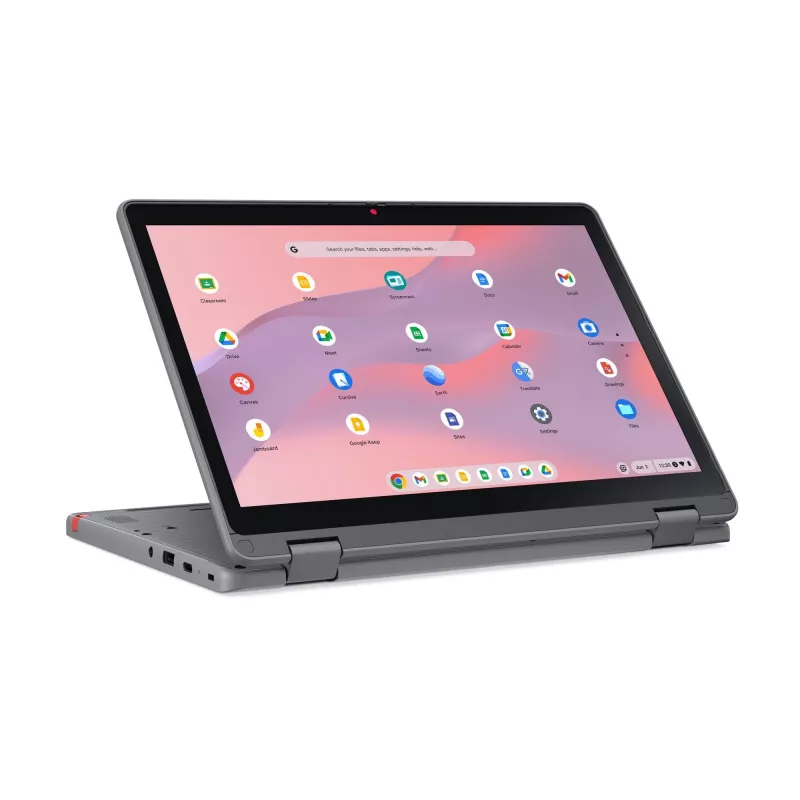 Lenovo Chrome 500e 2in1 G5 M89 MediaTek Kompanio 540 Chromebook 31 cm (12,2 inch) pantalla táctil WUXGA 8 GB LPDDR5x-SDRAM 64 GB UFS Wi-Fi 6E (802.11ax) ChromeOS inglés gris