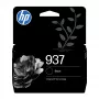 HP 937 cartucho de tinta original negro, rendimiento estándar, negro, 1 ud., 1250 páginas, pack individual