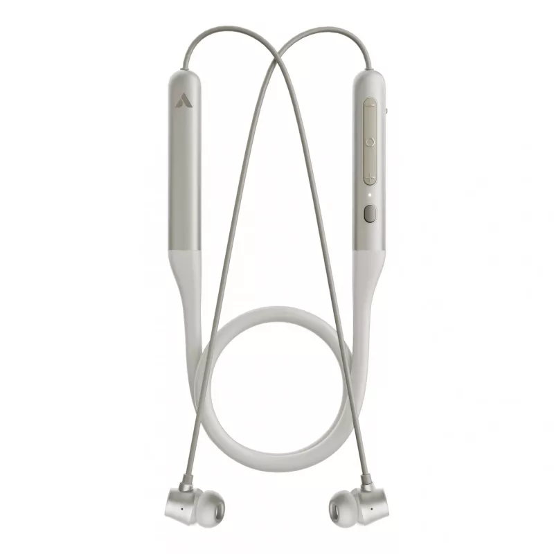 Verbatim TruSound ANC auriculares de cuello gris, inalámbricos, 20 - 20000 Hz, música/uso diario, 46.5 g, auricular, gris
