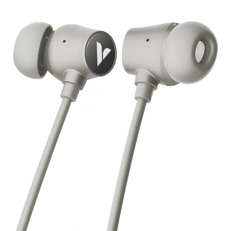 Verbatim TruSound ANC auriculares de cuello gris, inalámbricos, 20 - 20000 Hz, música/uso diario, 46.5 g, auricular, gris
