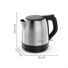 Tefal Subito Mini KO5S2DE0 hervidor 1 L 2400 W negro, acero inoxidable