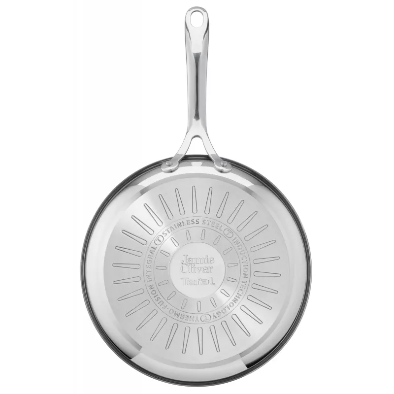 Tefal Jamie Oliver Cook Smart E31004 Sartén, 24 cm, acero inoxidable