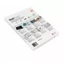 GBC funda de laminar A4 mate 100 micras, mate, A4, 216 mm, 0,2 mm, 303 mm, 100 uds.