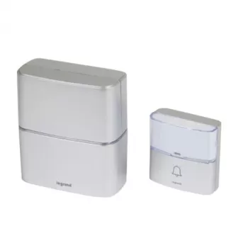Legrand 094271 Premium Set de timbre gong inalámbrico, aluminio
