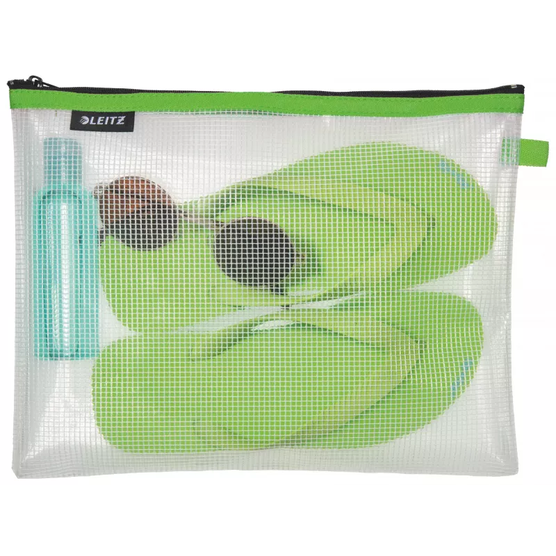 Leitz Travel Pouch resistente al agua WOW Large, unisex, bolsa de accesorios, Large, cremallera, resistente al agua, verde