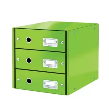 Leitz Click & Store WOW cajonera (3 cajones), cartón, 286 mm, 282 mm, 358 mm, 2,21 kg