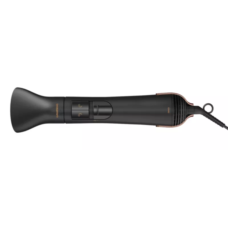 Grundig HS 7080 cepillo de aire caliente Warm negro, oro rosa 1000 W 1,8 m