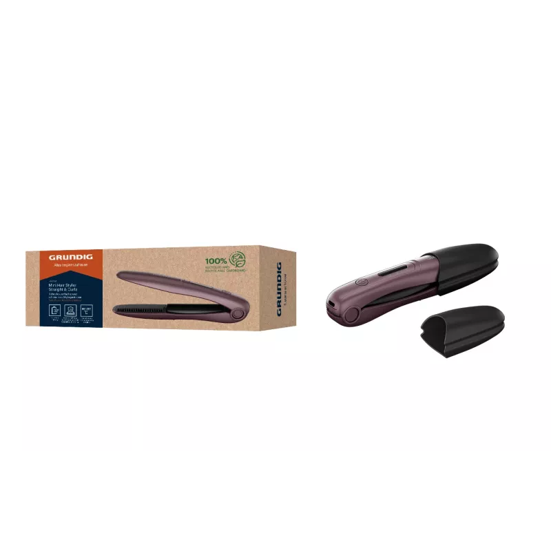 Grundig HS 6330 plancha de pelo inalámbrica, violeta