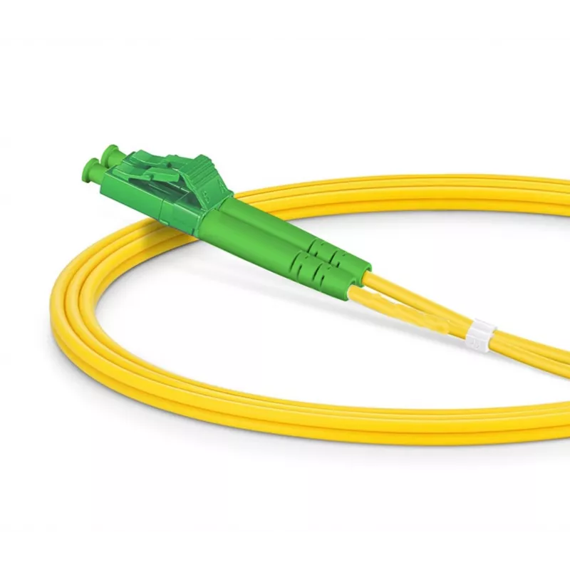 Equip E2000/APC a LC/APC cable de fibra óptica, SM, dúplex, 10 m, OS2, E-2000, LC