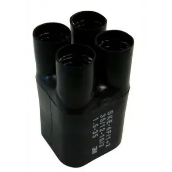 3M SKE 4F/1+2, tubo termorretráctil, negro, 10 cm, 3.5 cm, 1 ud., 120 °C